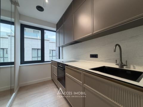 Chirie! Bloc Nou! str. Teatrului , Centru, 2 camere + living. Reparație premiu!: 9