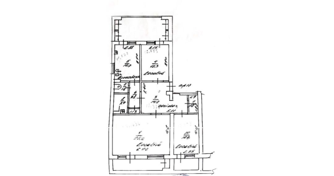 Centru, str. Eugen Doga, 3 camere!: 13