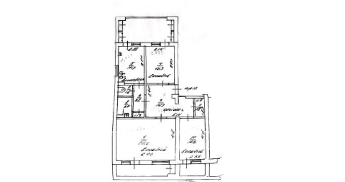 Centru, str. Eugen Doga, 3 camere!: 13
