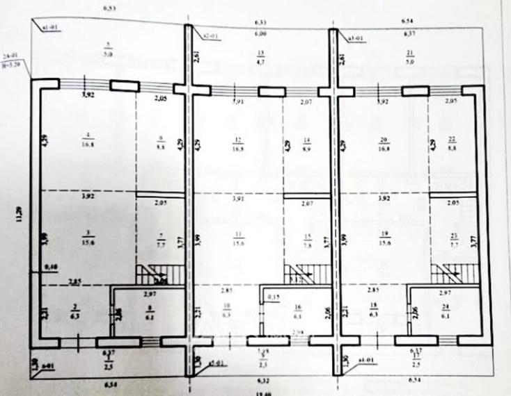 TownHouse în 2 niveluri! Durlești, str. Codrilor, 130m2 + 3 ari. Variantă albă!: 13
