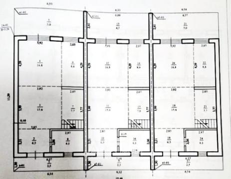 TownHouse în 2 niveluri! Durlești, str. Codrilor, 130m2 + 3 ari. Variantă albă!: 13