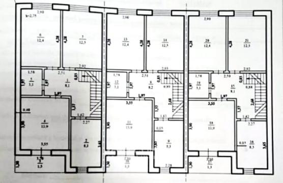 TownHouse în 2 niveluri! Durlești, str. Codrilor, 130m2 + 3 ari. Variantă albă!: 12