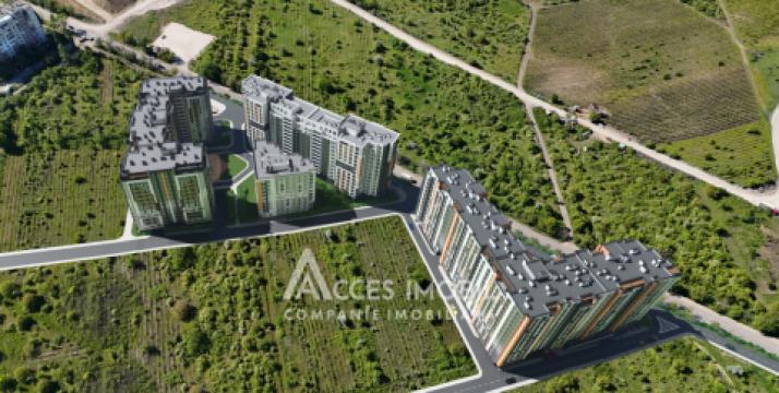 Estate Invest! New Block! Telecenter, Ialoveni street, 1 room + living. White version!: 1