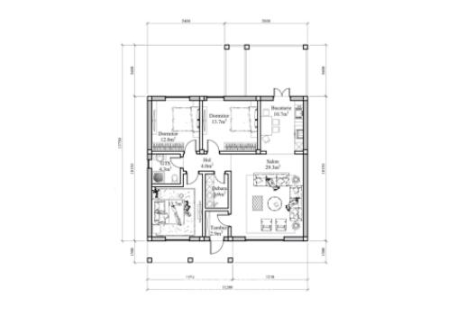 Casă! Sîngera, str. Serghei Lazo, 100m2 + 4 ari! Încălzire autonomă!: 6