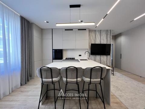 Inamstro! Bloc Nou! Buiucani, str. L. Deleanu, 2 camere + living. Euroreparație!: 2