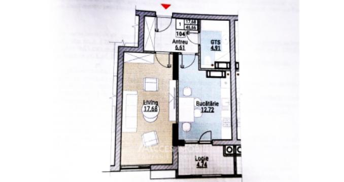 New Block! Durlești, Regina Elizabeta Street, 1 room. White version!: 8