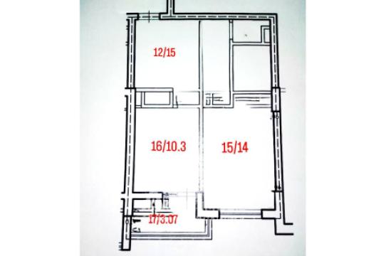 New Block! Buiucani, I. Buzdugan street, 1 room + living.White variant!: 2