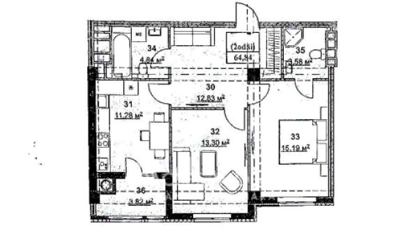 Lagmar! Posta Veche, Ceucari street, 2 rooms + living. White Version!: 1