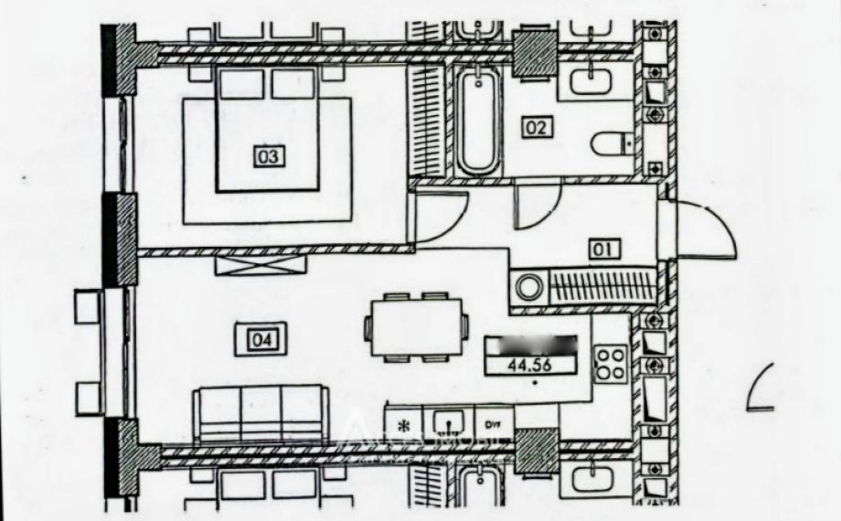 City Gardens! Rascani, Renasterii avenue, 1 room + living. White Version!: 1