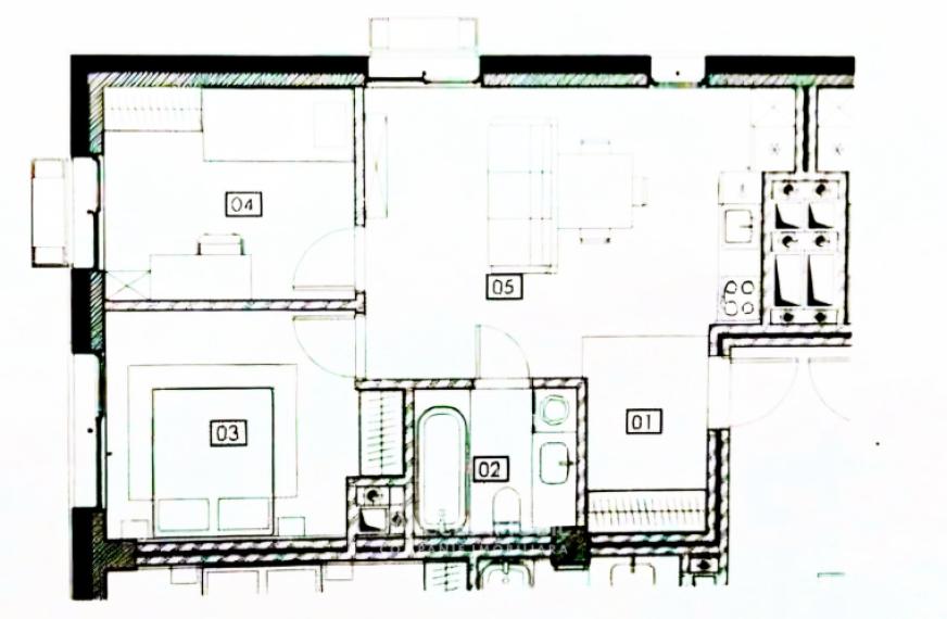 City Gardens! Rascani, Renasterii avenue, 2 rooms + living. White Version!: 1