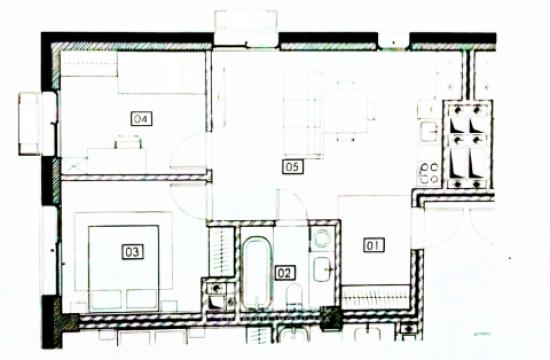 City Gardens! Rascani, Renasterii avenue, 2 rooms + living. White Version!: 1