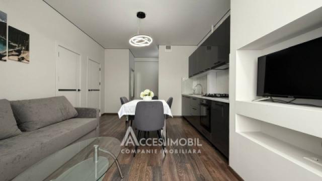 Dansicons! New block! Center, Nicolae Testemitanu street, 2 rooms + living room. Euro repair! Corner location!: 5