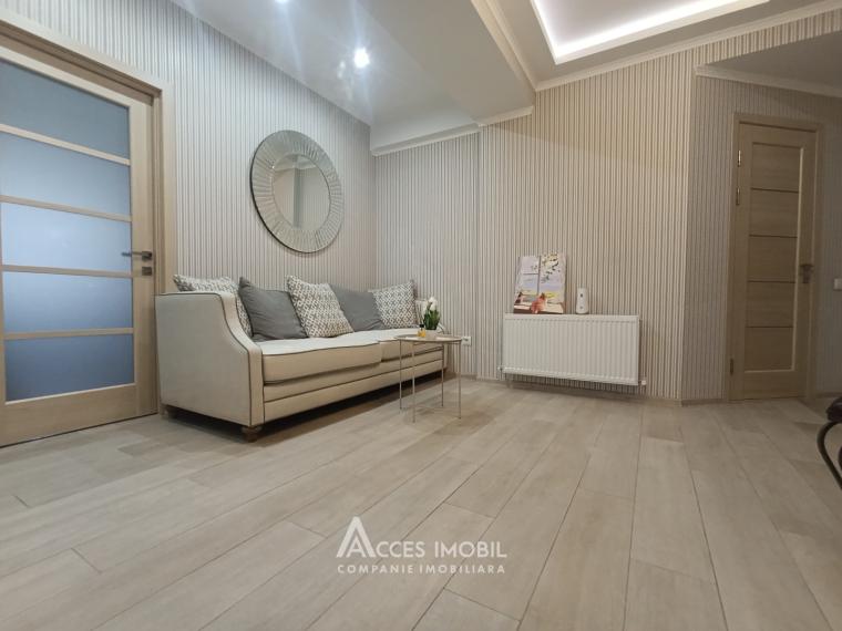 New Block! Telecentru, Constantin Vârnav street, 2 rooms + living room. Euro repair! Middle position!: 3