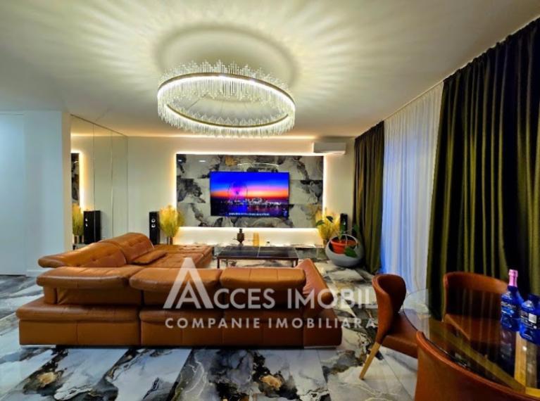 For Rent! Clock Tower! Riscani, Spartacus street, 2 room + living. Premium Repair!: 0
