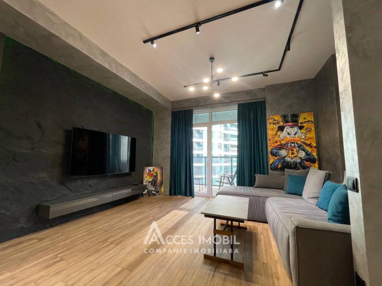 For Rent! New Block! Riscani, Bogdan Voievod street, 2 rooms + living. Euro Repair!: 3