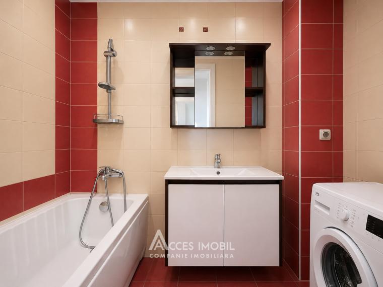 Bloc Nou! Botanica, str. Traian, 2 camere + living. Euroreparație!: 3