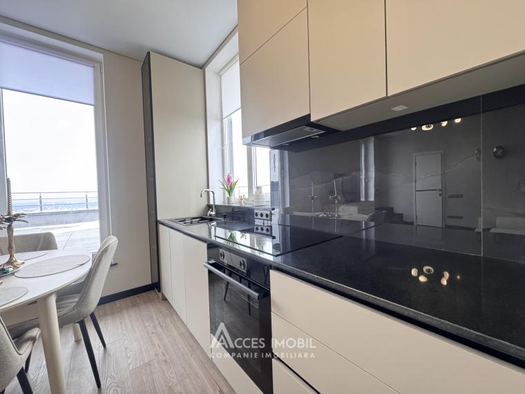 Pamir Construct! Bloc nou! str. Ialoveni, Telecentru, 2 camere + living. Euroreparație!: 2