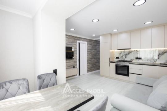 Buiucani, str. Gheorghe Tofan, 2 camere + living. Euroreparație!: 6