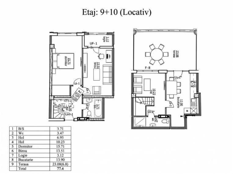 Boiar House! Bloc Nou! Durlești, str. Nicolae Dimo, 3 camere, 77m²! În Construcție!: 3