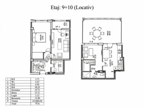 Boiar House! Bloc Nou! Durlești, str. Nicolae Dimo, 3 camere, 77m²! În Construcție!: 3