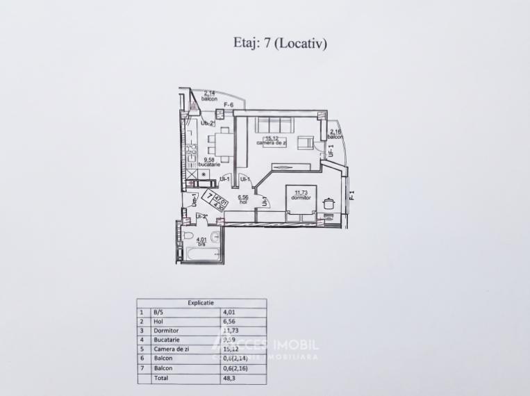 Boiar House! Bloc Nou! Durlești, str. Nicolae Dimo, 2 camere. În Construcție!: 3