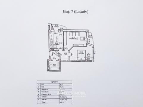Boiar House! Bloc Nou! Durlești, str. Nicolae Dimo, 2 camere. În Construcție!: 3