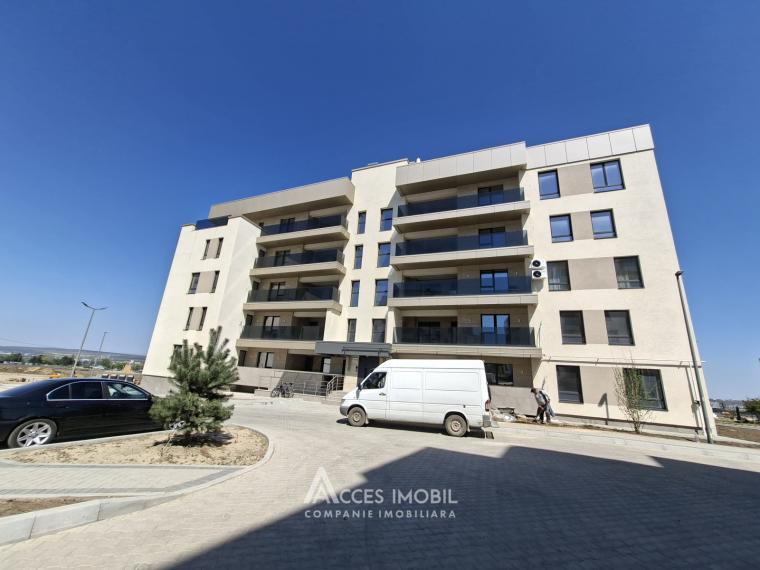 Penthouse, Satul German! Botanica, str. Europa, 3 camere + living. Varianta albă! +36 m2 TERASĂ!: 0