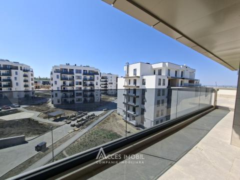 Penthouse, Satul German! Botanica, str. Europa, 3 camere + living. Varianta albă! +36 m2 TERASĂ!: 10