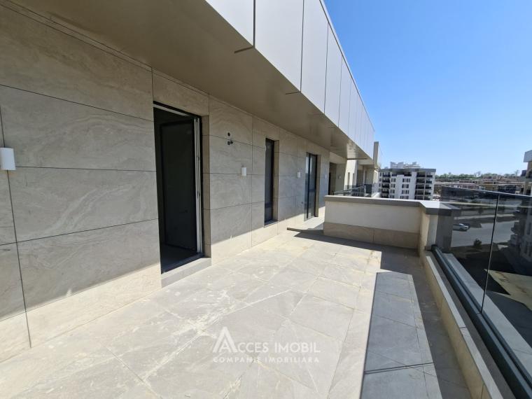 Penthouse, Satul German! Botanica, str. Europa, 3 camere + living. Varianta albă! +36 m2 TERASĂ!: 11