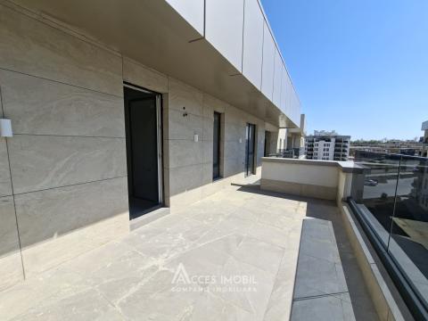Penthouse, Satul German! Botanica, str. Europa, 3 camere + living. Varianta albă! +36 m2 TERASĂ!: 11