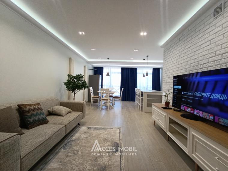 Bloc Nou! Telecentru, str. Protoiereu Mihail Berezovschi, 2 camere + living. Euroreparație! Localizare de mijloc!: 0