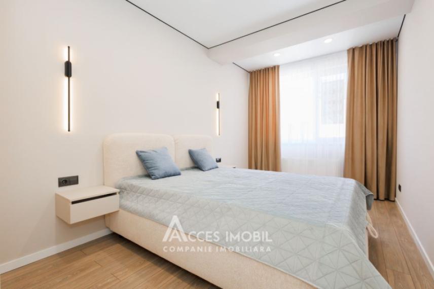 Bloc Nou! str. Cartușa, Durlești, 2 camere + living. Euroreparație!: 5