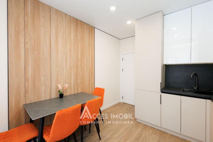 Bloc Nou! str. Cartușa, Durlești, 2 camere + living. Euroreparație!: 12
