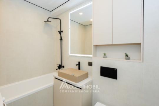 Bloc Nou! str. Cartușa, Durlești, 2 camere + living. Euroreparație!: 13