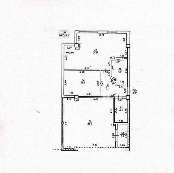 Bloc Nou! Sângera, str. 31 august 1989, 2 camere + living. Euroreparație!: 26