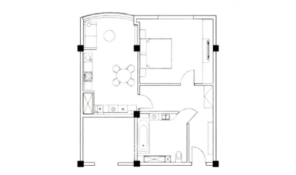 Bloc Nou! Ciocana, str. Ginta Latină, 1 cameră + living. Varianta albă!: 9
