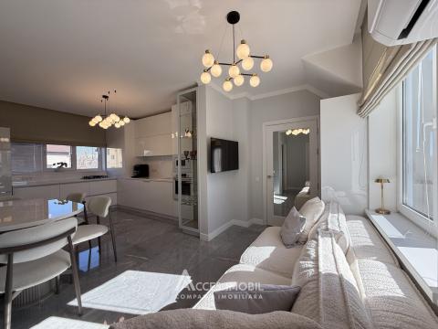 Bloc Nou! Ciocana, str. Liviu Rebreanu, 2 camere + living. Euroreparație! Garderobă 12m2. + Debara 15m2 și parcare proprie!: 4