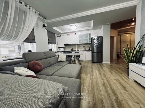 Volare! Botanica, Grenoble street, 2 rooms + living room. Eurorepair!: 2