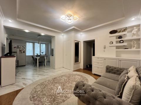 Basconslux! New Block! Buiucani, Ion Creangă street, 3 rooms + living room. Euro repair!: 4