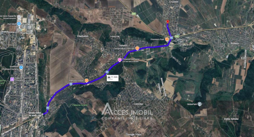 Land for construction, 16,44 ares! Budești, Serghei Lazo Street!: 9
