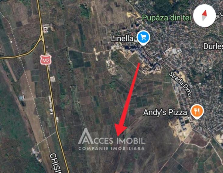 Agricultural land 25 ares! Durlesti, R6 street: 0