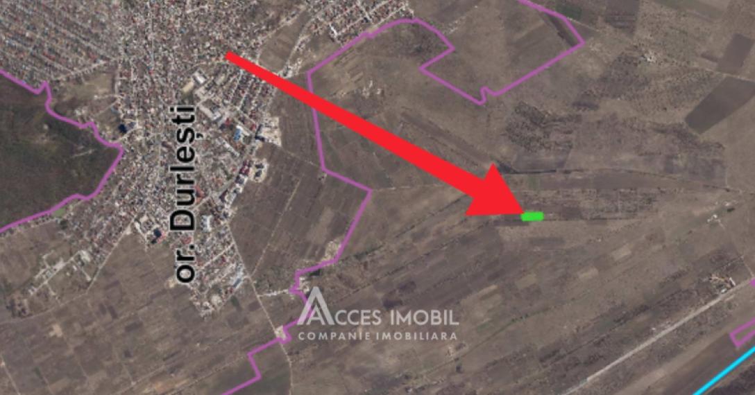 Agricultural land 25 ares! Durlesti, R6 street: 2
