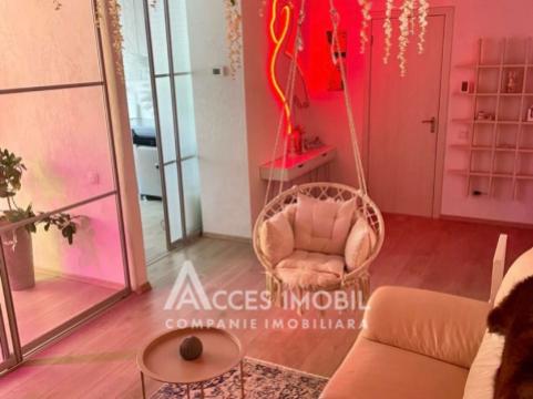 Rent! New Block! Botanica, Cuza Voda street, 1 room + living room. Eurorepair! Middle floor!: 1