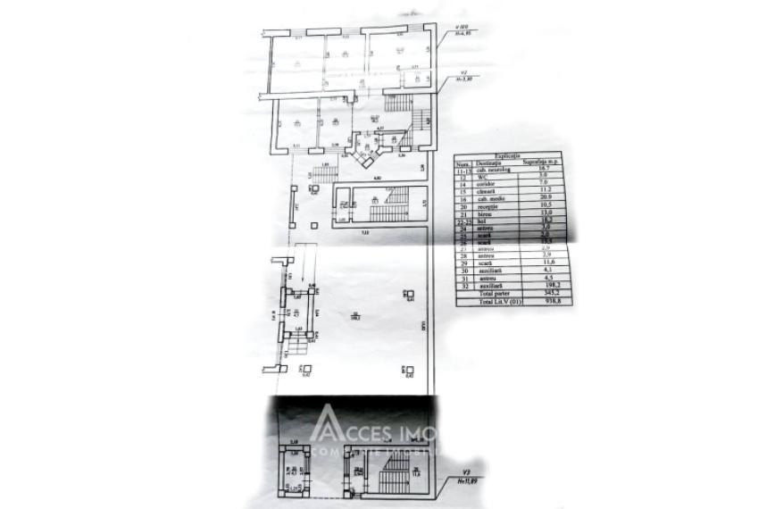 Commercial Space! Center, Columna street, 1000m². Eurorepair! Autonomous heating!: 2