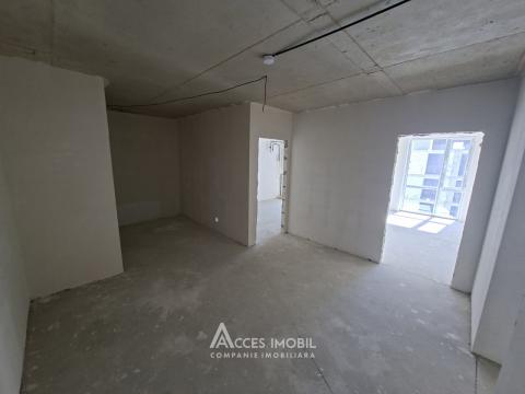 Golban Trade! New Block! Durlesti, Regina Elisabeta street, 2 rooms + living room. White version!: 4