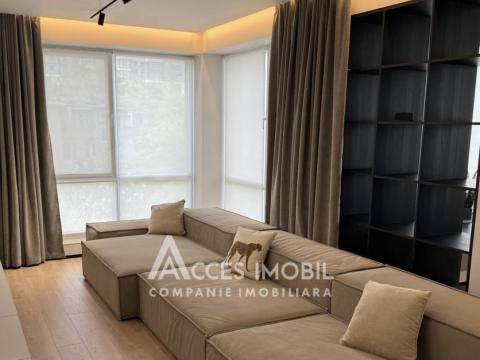 Rent! New block! Botanica, Decebal bd., 1 room + living room. Euro repair! Autonomous heating!: 1