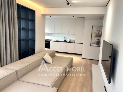 Rent! New block! Botanica, Decebal bd., 1 room + living room. Euro repair! Autonomous heating!: 2