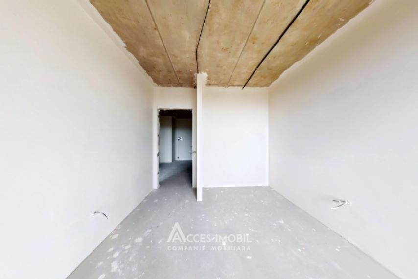 Golban Trade! New Block! Durlesti, Regina Elisabeta street, 1 room + living room. White Version!: 1