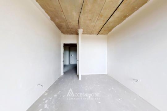 Golban Trade! New Block! Durlesti, Regina Elisabeta street, 1 room + living room. White Version!: 1