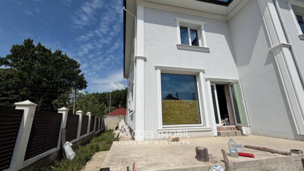 Vilă! Trușeni, str. Tricolorului, 4 camere + living, 170m² + 6 ari. Varianta albă! Încălzire autonomă!: 1